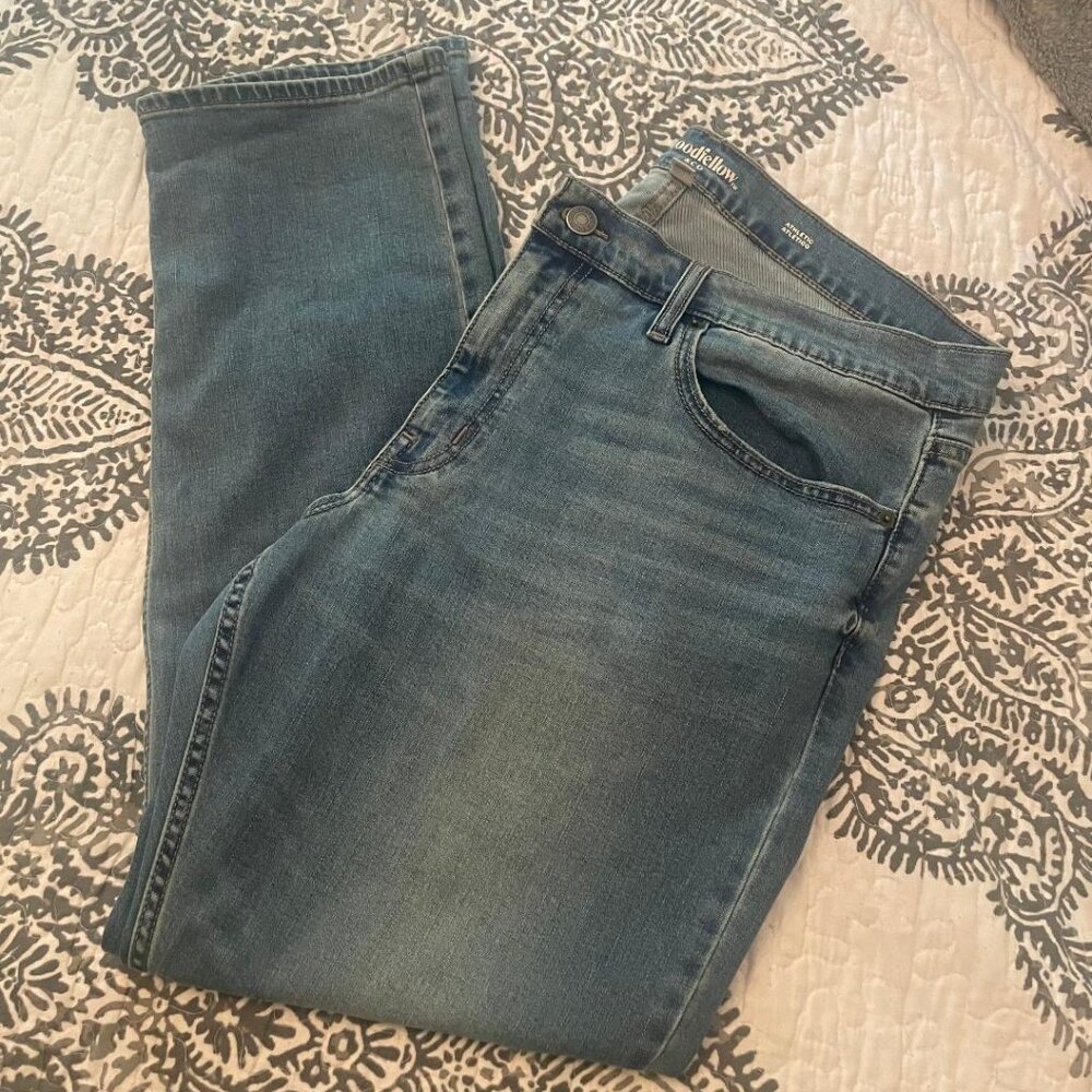 Men's Athletic Fit Jeans - Goodfellow & Co-- Light Blue/Size 38W/30L-NWOT